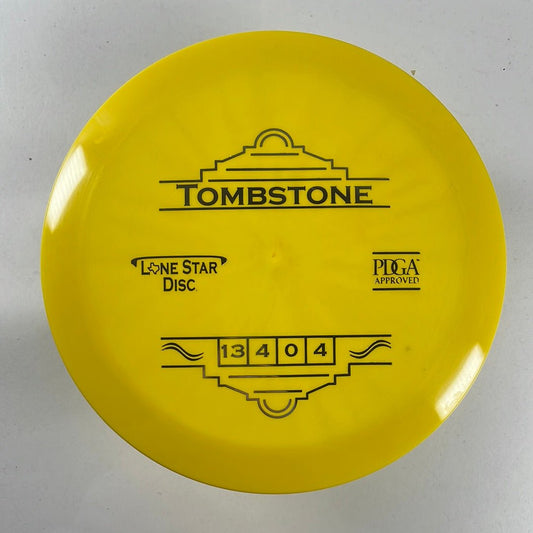 Lone Star Discs Tombstone | Bravo | Yellow/Silver 171g Disc Golf