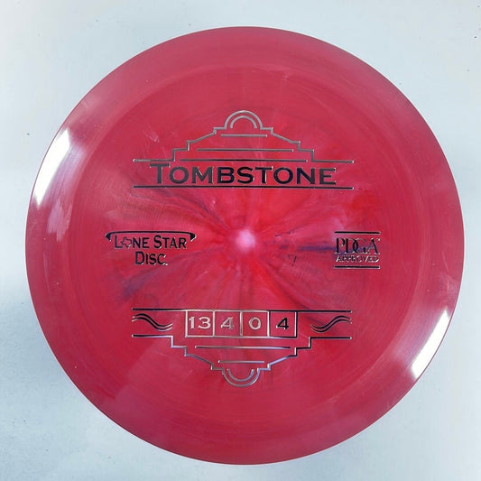 Lone Star Discs Tombstone | Lima | Red/Silver 157g Disc Golf