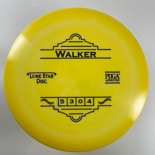 Lone Star Discs Walker | Alpha | Yellow/Black 174g Disc Golf