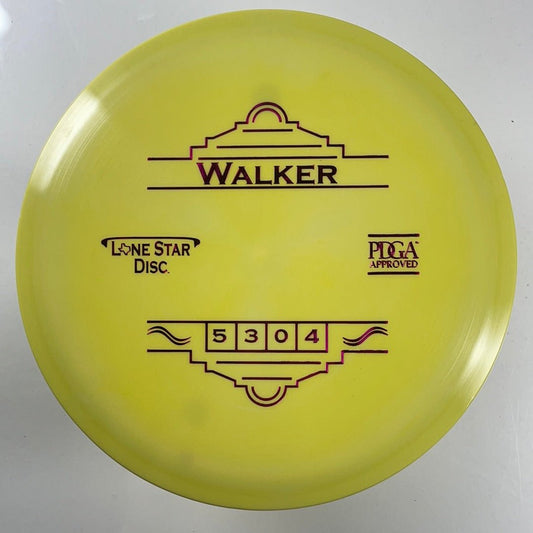 Lone Star Discs Walker | Bravo | Green/Pink 166g Disc Golf