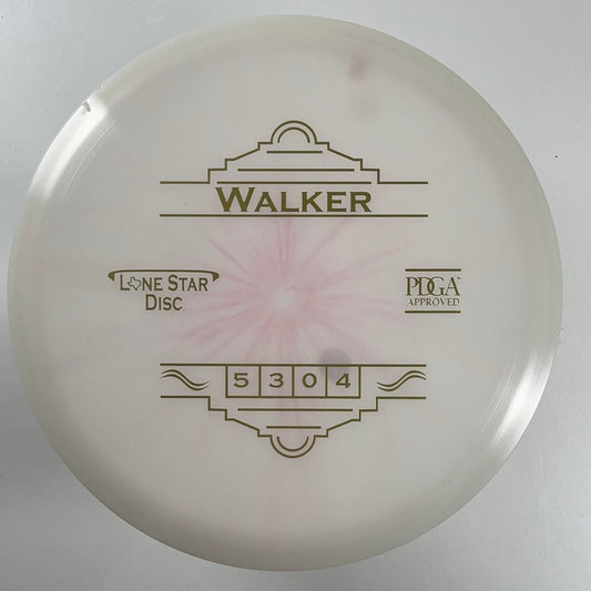 Lone Star Discs Walker | Bravo | White/Gold 169g Disc Golf
