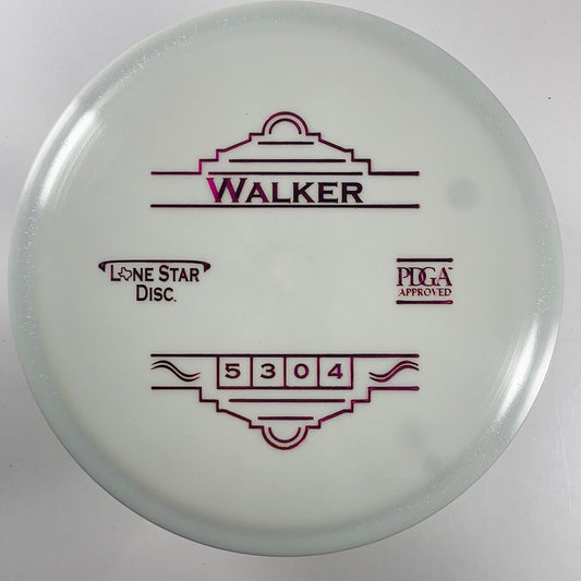 Lone Star Discs Walker | Bravo | White/Pink 169g Disc Golf