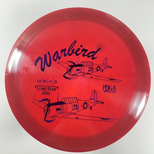 Lone Star Discs Warbird | Alpha | Red/Purple 173g Disc Golf
