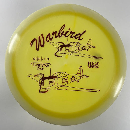 Lone Star Discs Warbird | Bravo | Yellow/Red 166g Disc Golf