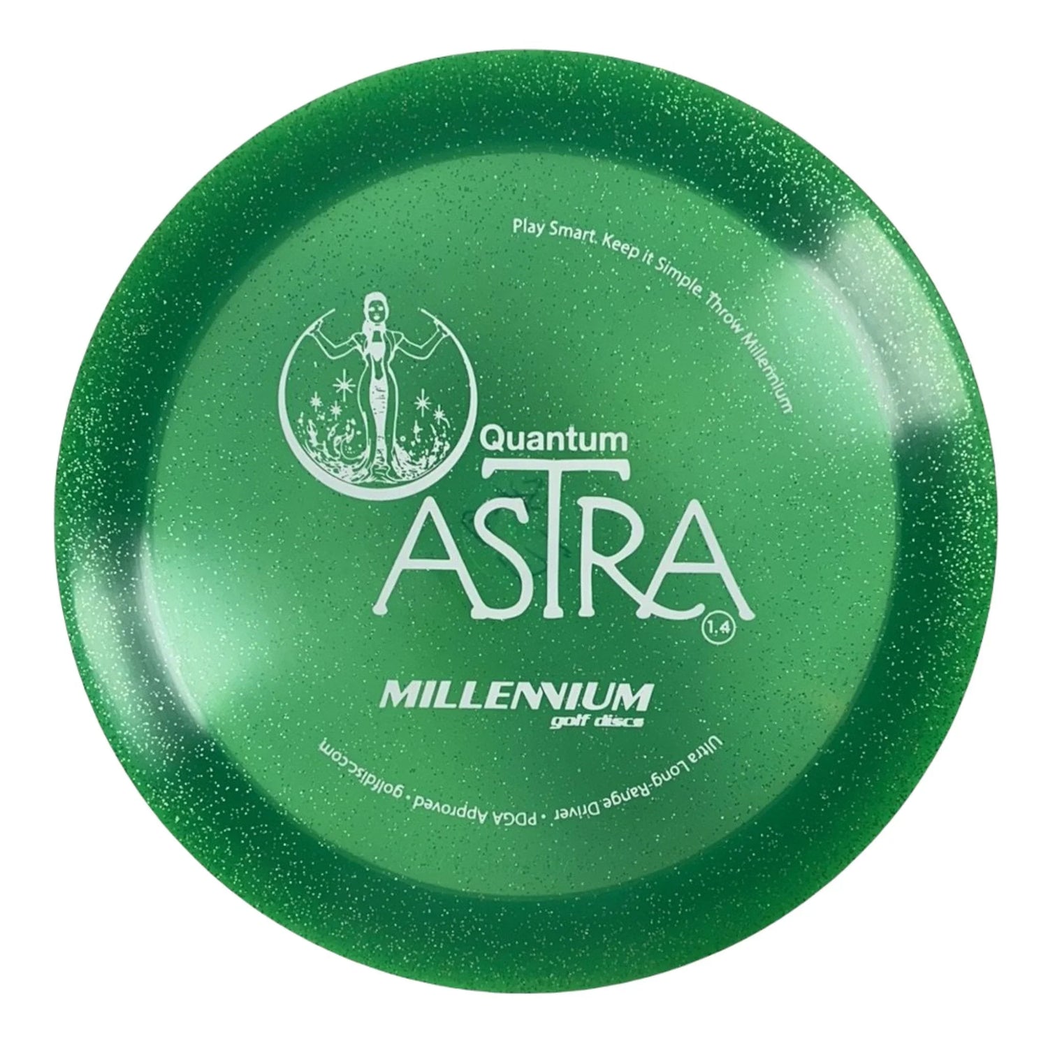 Millennium Golf Discs Astra | Quantum Stardust | Green/White 171 - 172g Disc Golf