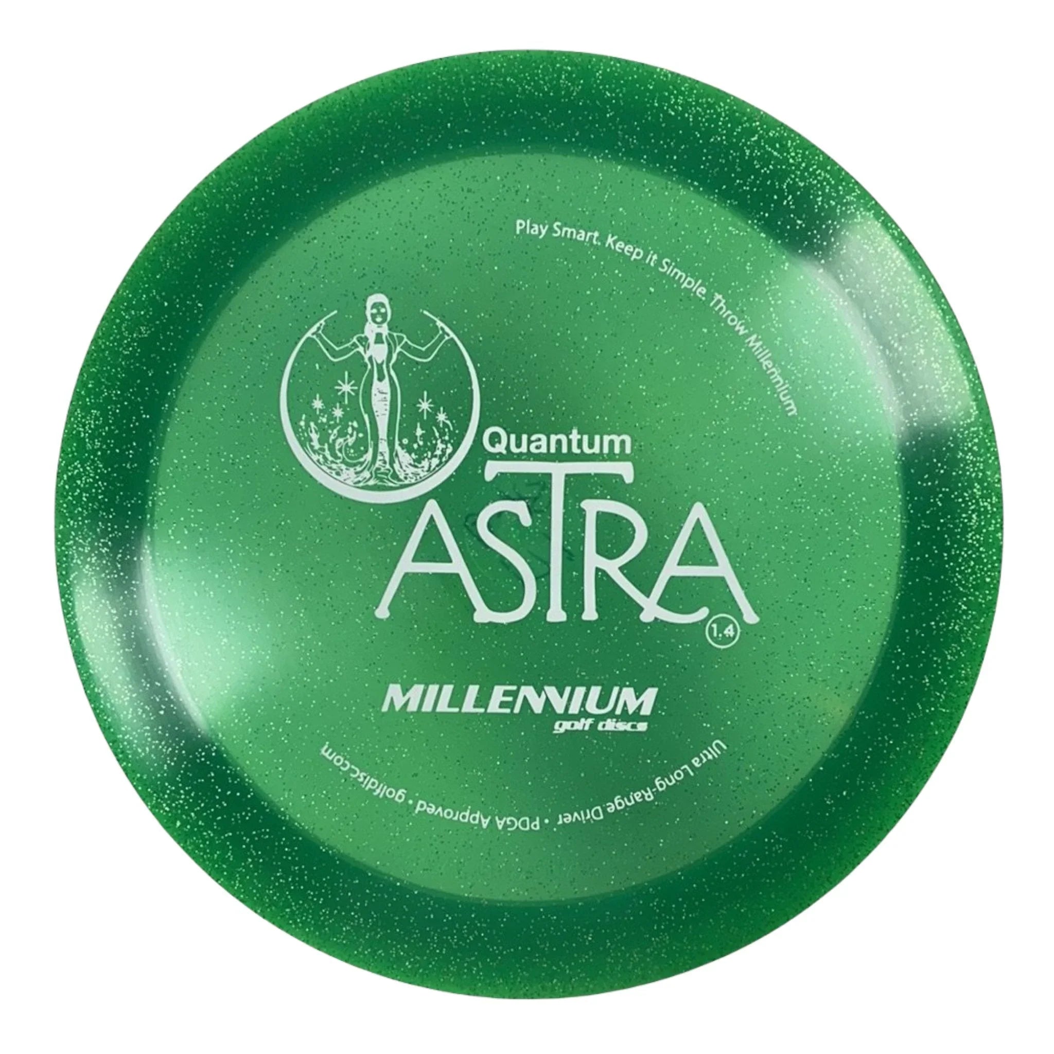 Millennium Golf Discs Astra | Quantum Stardust | Green/White 171 - 172g Disc Golf