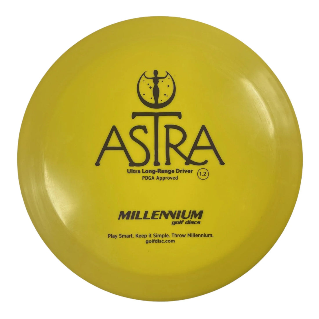 Millennium Golf Discs Astra | Standard | Yellow/Purple 175g Disc Golf