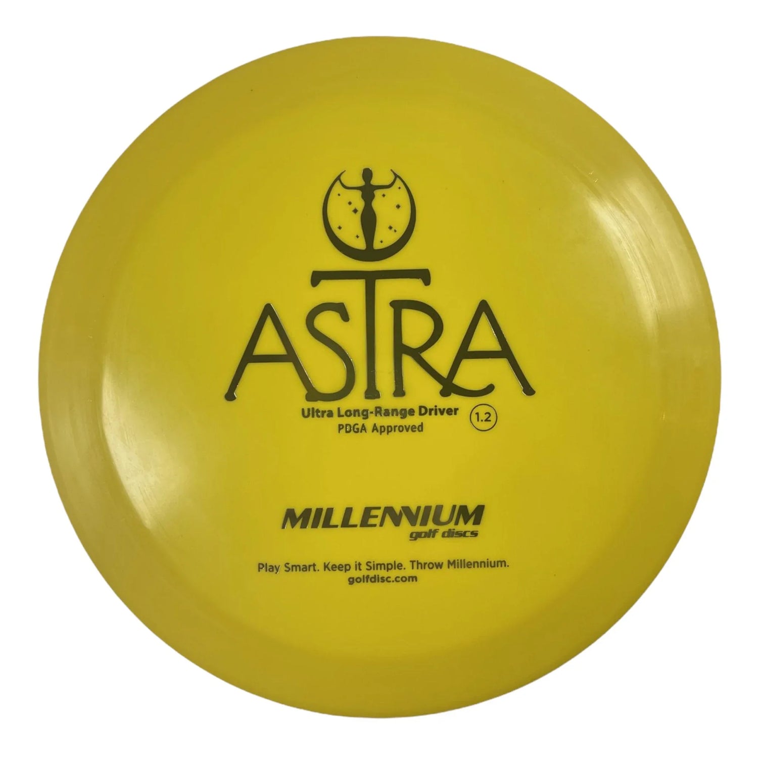 Millennium Golf Discs Astra | Standard | Yellow/Silver 175g Disc Golf