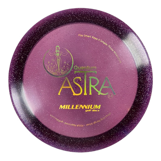 Millennium Golf Discs Astra | Quantum Stardust | Purple/Gold 162g Disc Golf