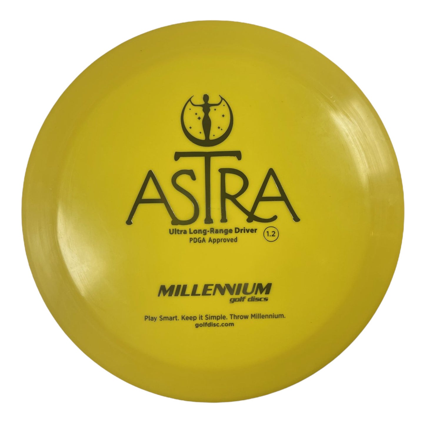 Millennium Golf Discs Astra | Standard | Yellow/Silver 175g Disc Golf