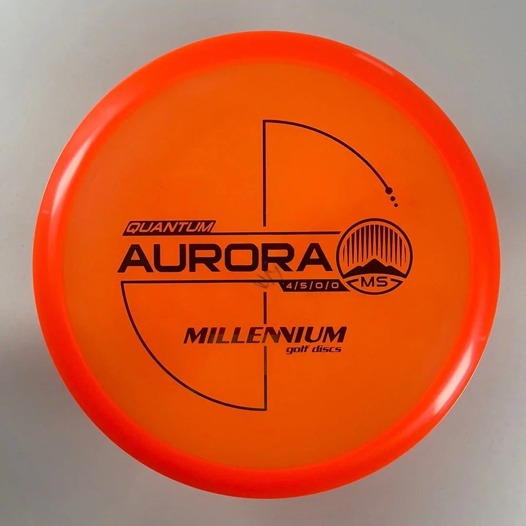 Millennium Golf Discs Aurora MS | Quantum | Orange/Rasta 175 - 176g Disc Golf