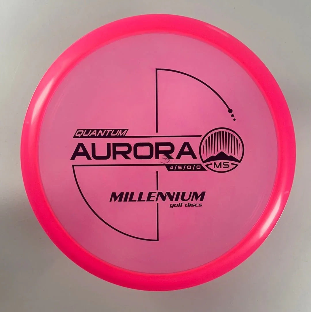 Millennium Golf Discs Aurora MS | Quantum | Pink/Black 176g Disc Golf