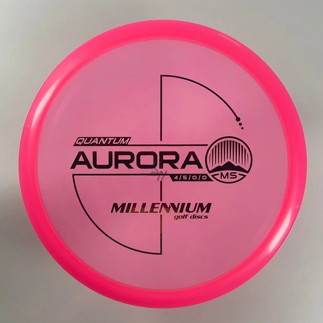 Millennium Golf Discs Aurora MS | Quantum | Pink/Rasta 175g Disc Golf