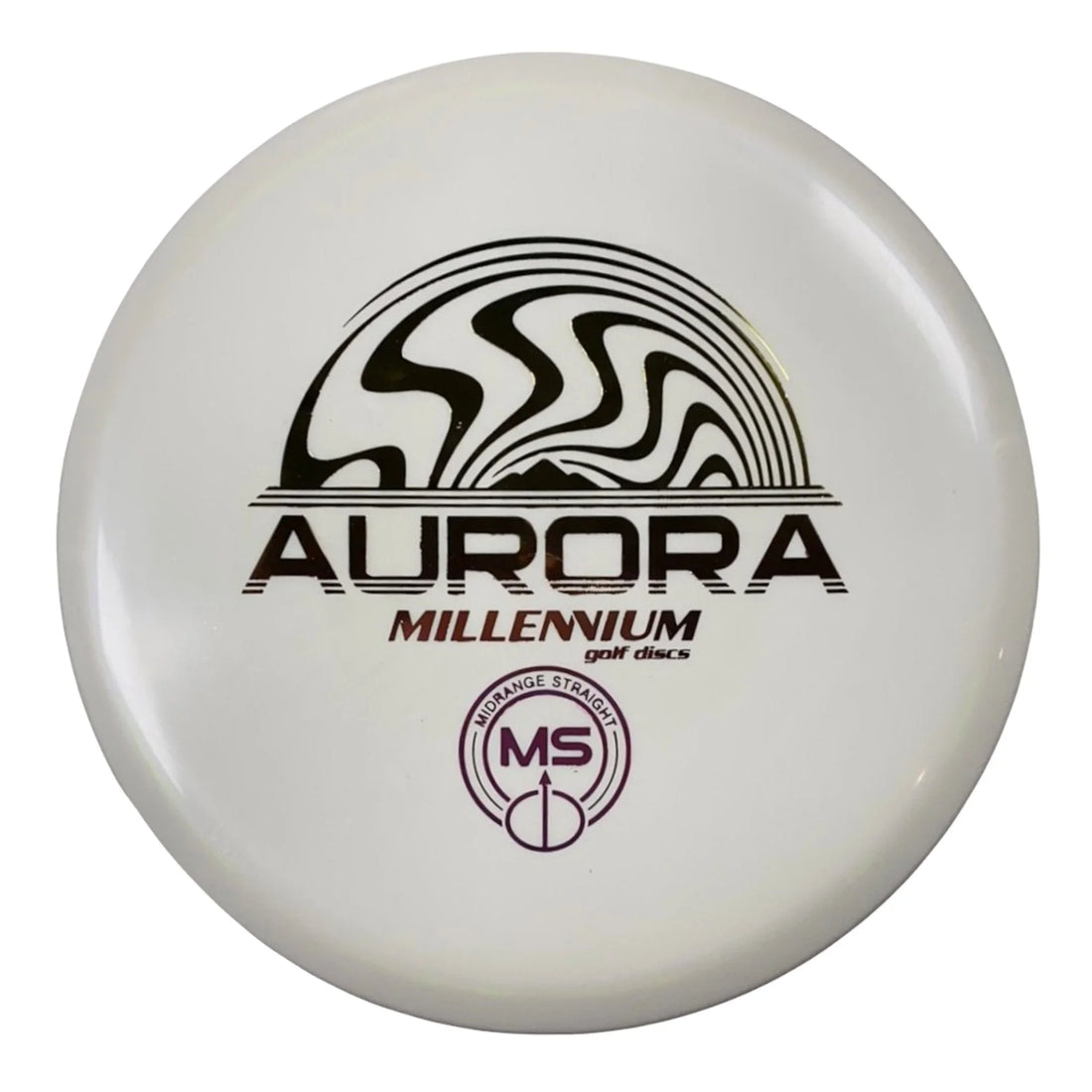Millennium Golf Discs Aurora MS | Standard | White/Rainbow 155 - 166g Disc Golf