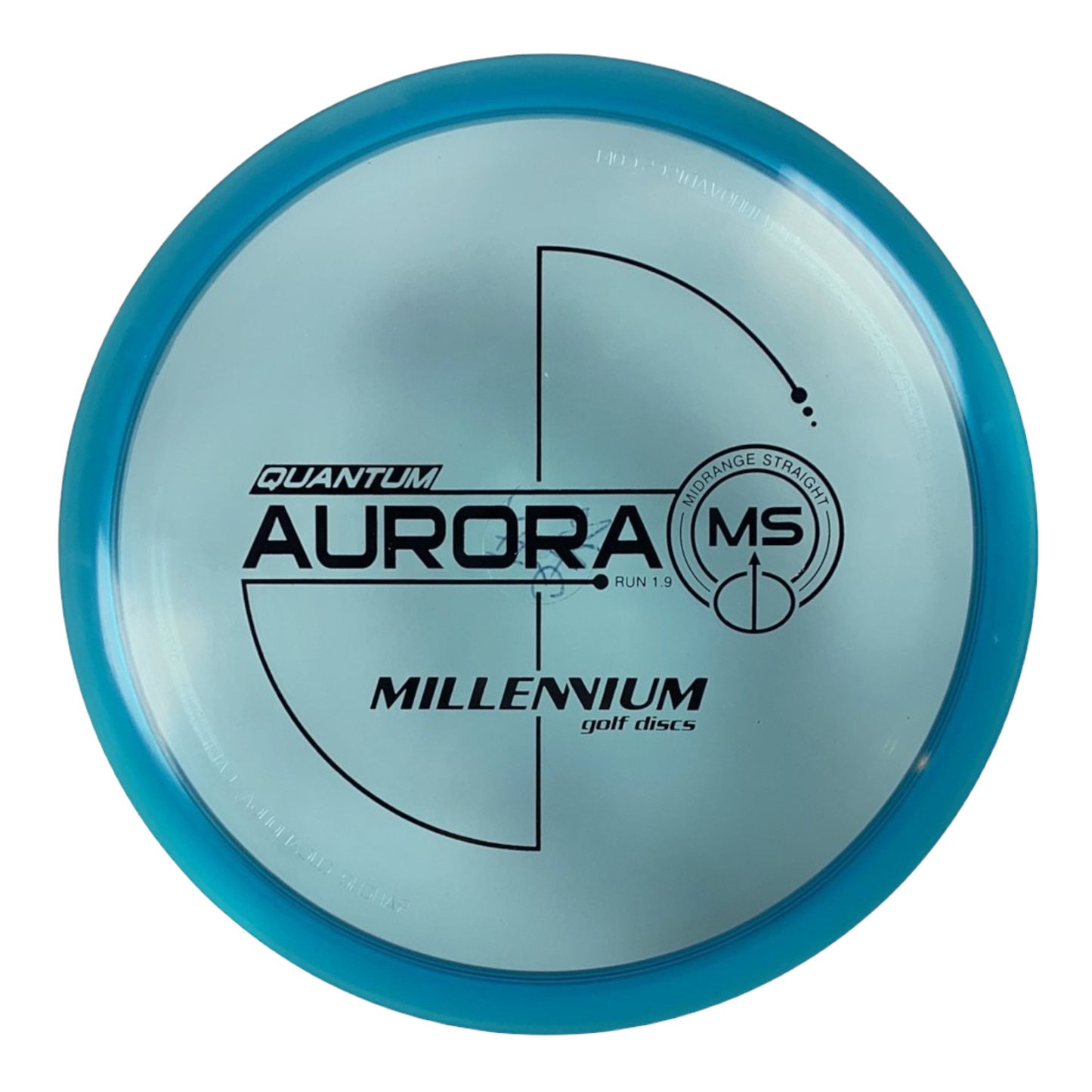 Millennium Golf Discs Aurora MS | Quantum | Blue/Black 172g Disc Golf