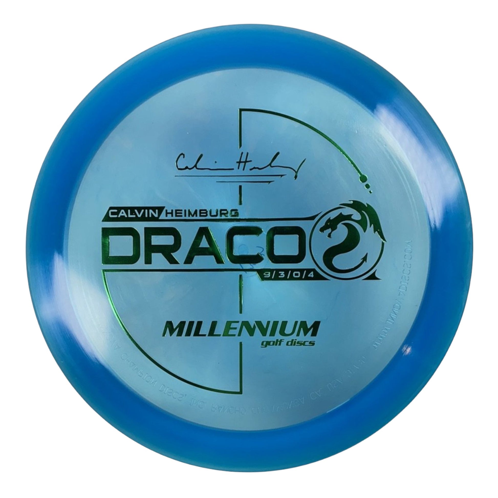 Millennium Golf Discs Draco | Quantum | Blue/Green 175g (Calvin Heimburg) Disc Golf