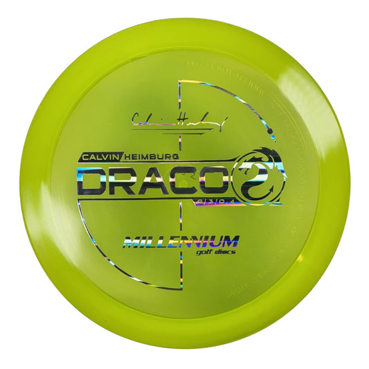 Millennium Golf Discs Draco | Quantum | Yellow/Holo 170-174g (Calvin Heimburg) Disc Golf