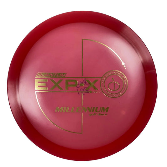 Millennium Golf Discs EXP-X | Quantum | Red/Gold 168g Disc Golf