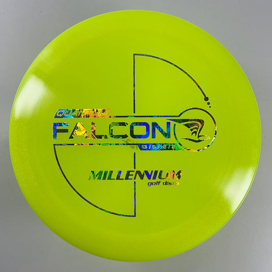 Millennium Golf Discs Falcon | Quantum | Yellow/Holo 167g Disc Golf