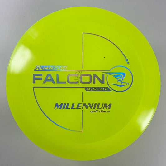 Millennium Golf Discs Falcon | Quantum | Yellow/Holo 173g Disc Golf