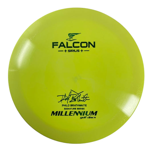 Millennium Golf Discs Falcon | Sirius | Yellow/Green 167g (Philo Brathwaite) Disc Golf