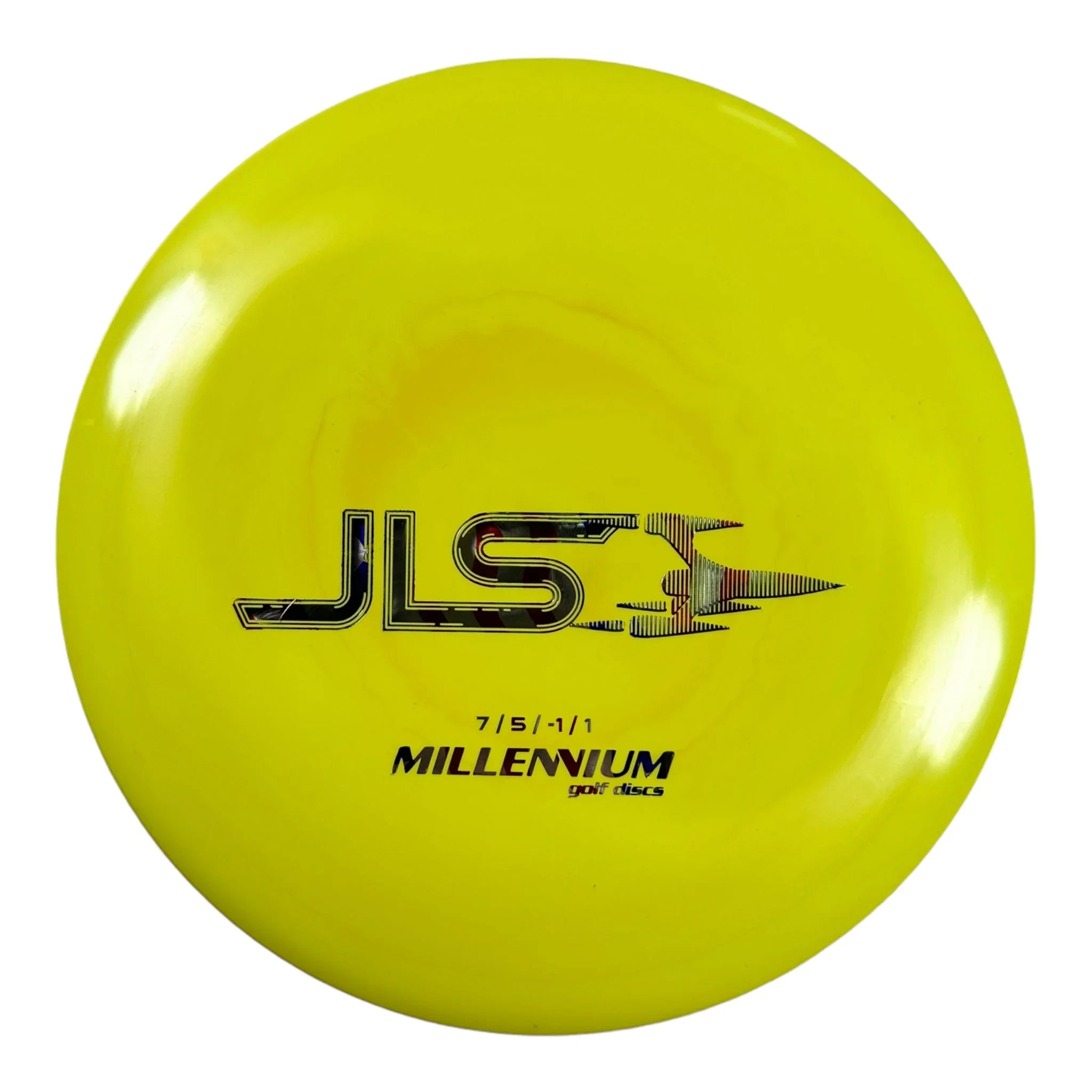 Millennium Golf Discs JLS | Standard | Yellow/USA 173g Disc Golf