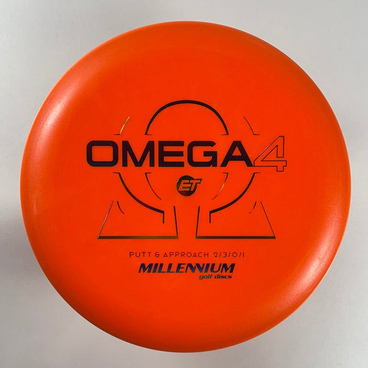 Millennium Golf Discs Omega 4 | ET Firm | Orange/Rainbow 166g Disc Golf