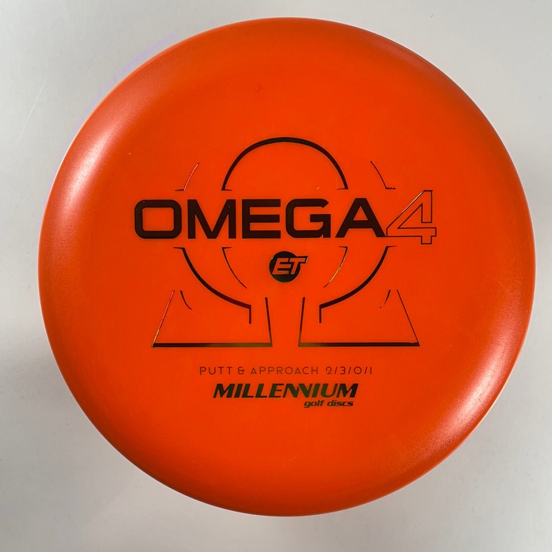 Millennium Golf Discs Omega 4 | ET Firm | Orange/Rasta 166g Disc Golf