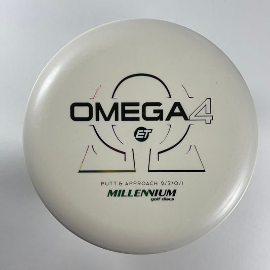 Millennium Golf Discs Omega 4 | ET Firm | White/Rasta 165g Disc Golf
