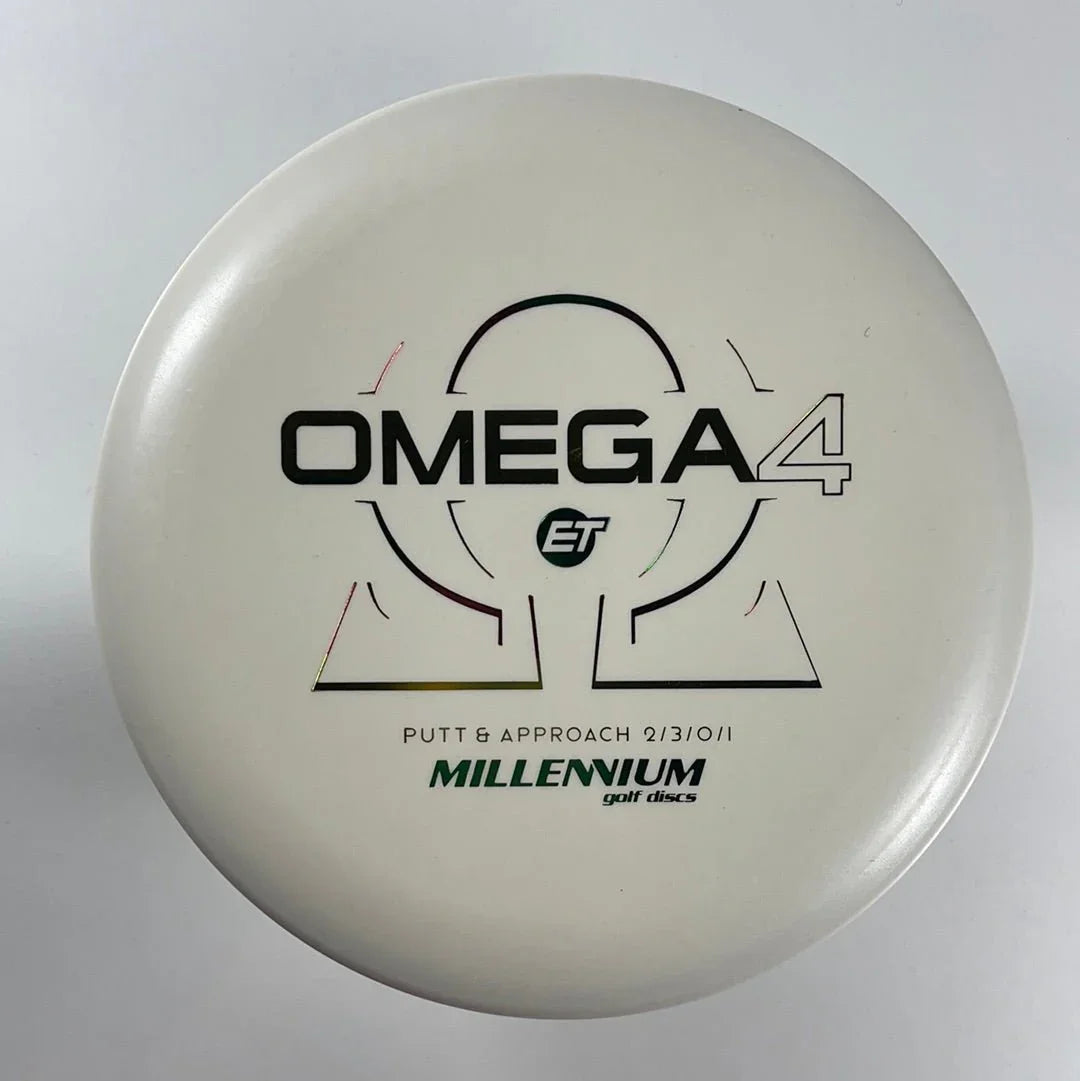 Millennium Golf Discs Omega 4 | ET Firm | White/Rasta 165g Disc Golf
