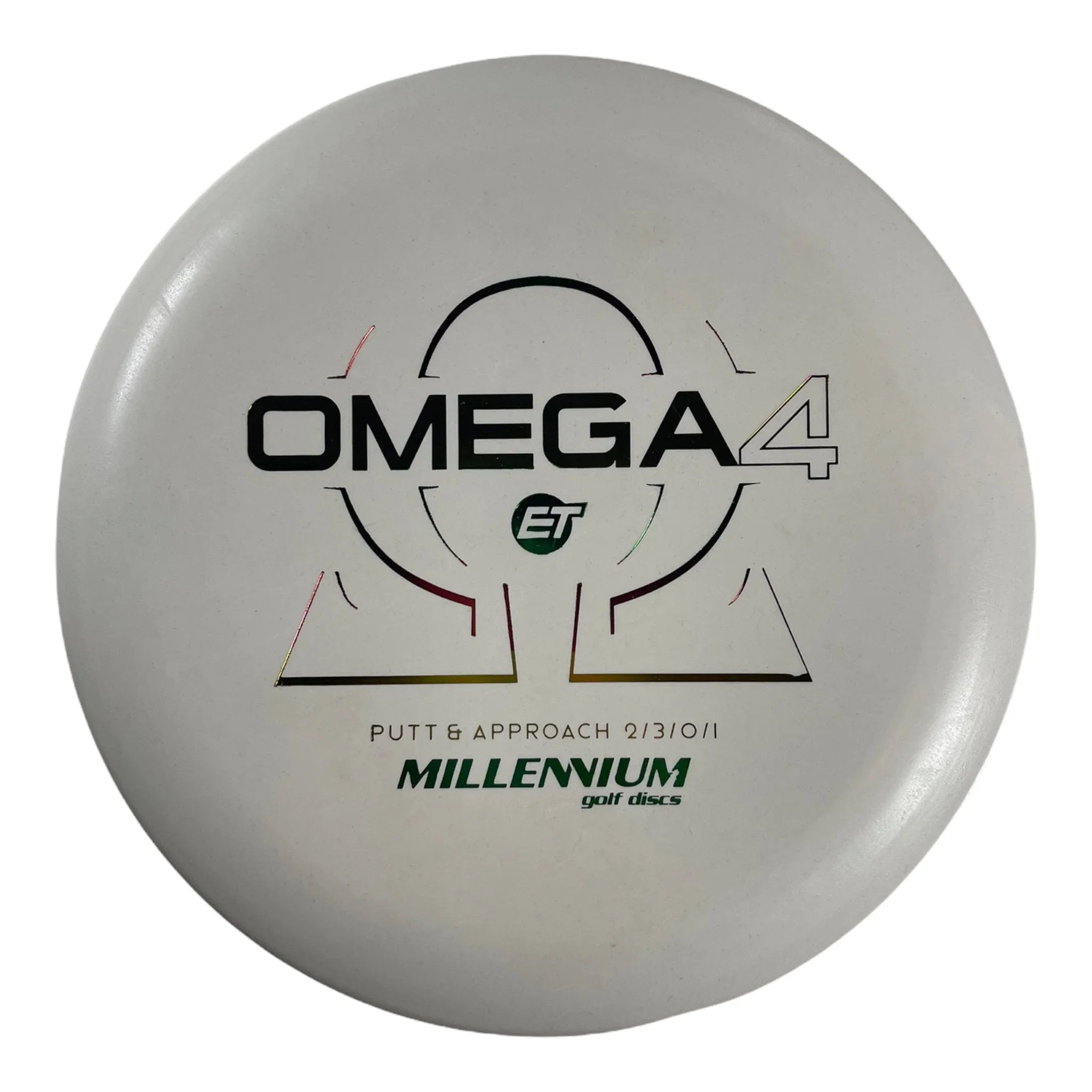 Millennium Golf Discs Omega 4 | ET Firm | White/Rasta 171g Disc Golf