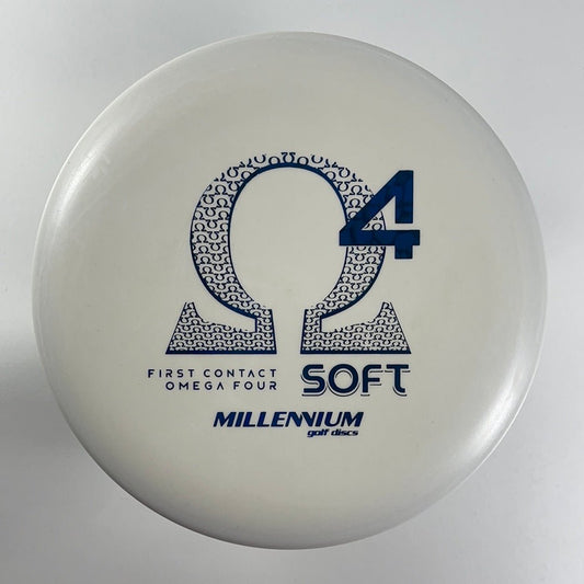 Millennium Golf Discs Omega 4 | Soft | White/Blue 167-170g Disc Golf