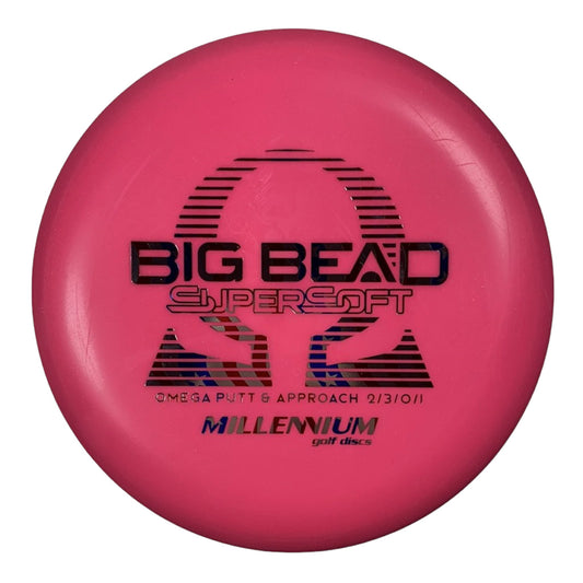 Millennium Golf Discs Omega Big Bead | Supersoft | Pink/USA 175g Disc Golf