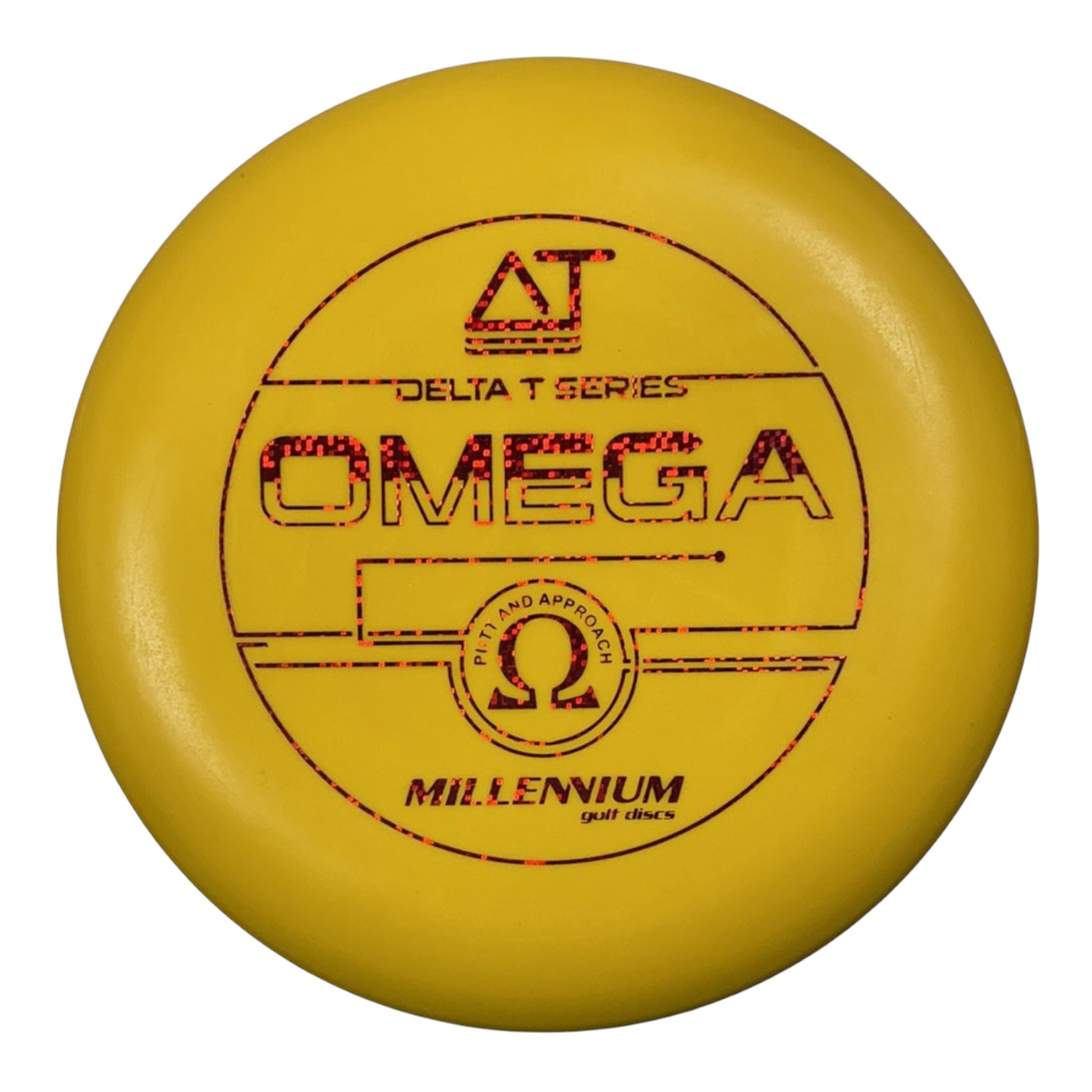 Millennium Golf Discs Omega | DT | Gold/Red 170-175g Disc Golf