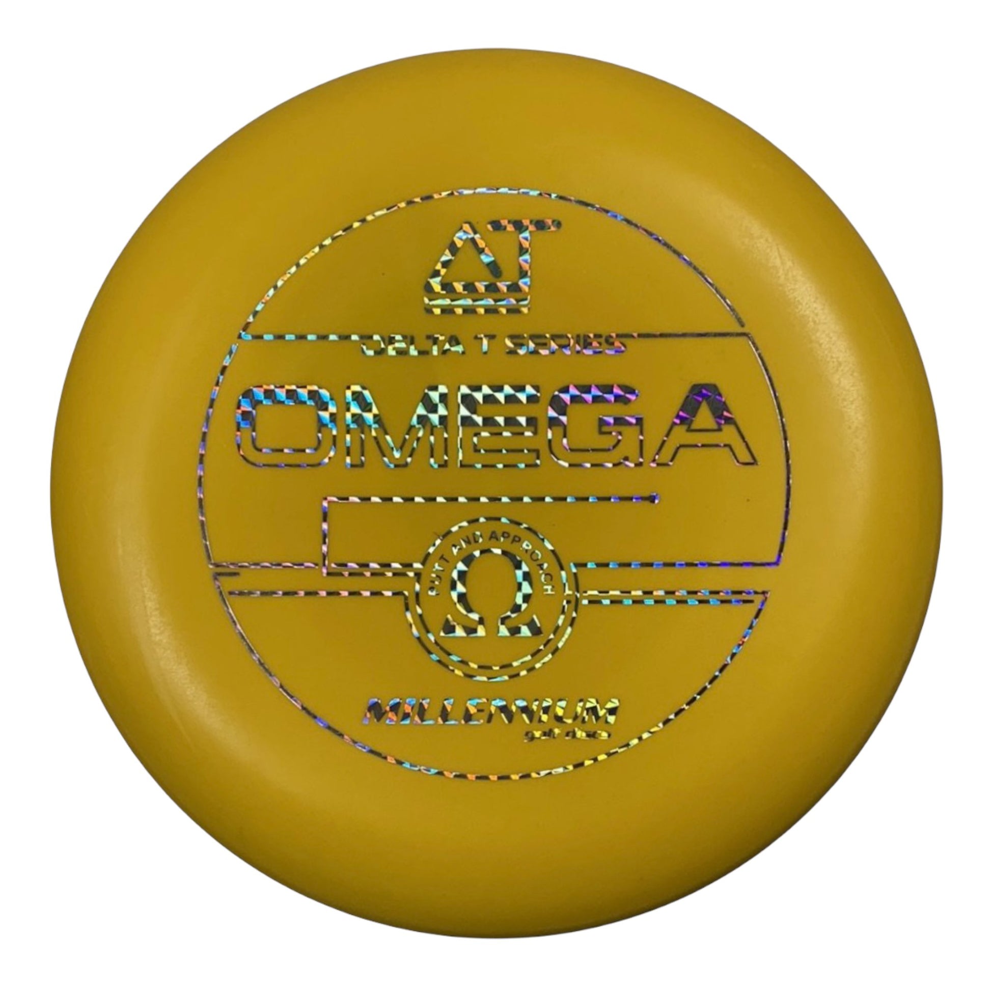 Millennium Golf Discs Omega | DT | Yellow/Holo 164-165g Disc Golf