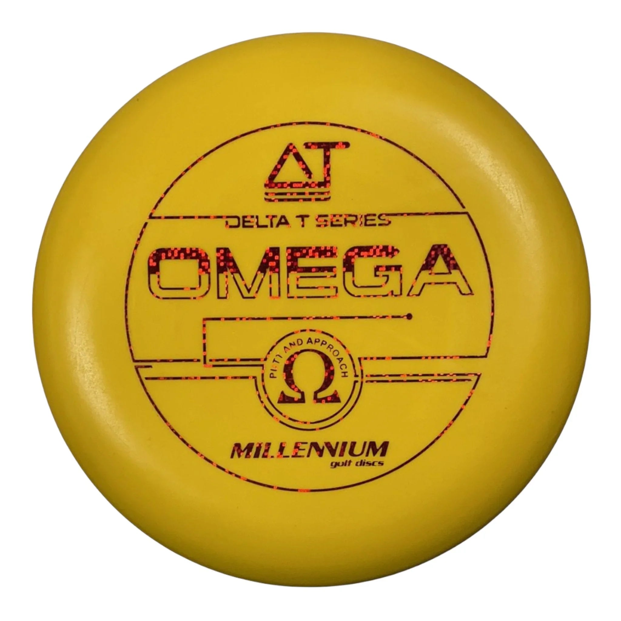 Millennium Golf Discs Omega | DT | Gold/Red 170 - 175g Disc Golf