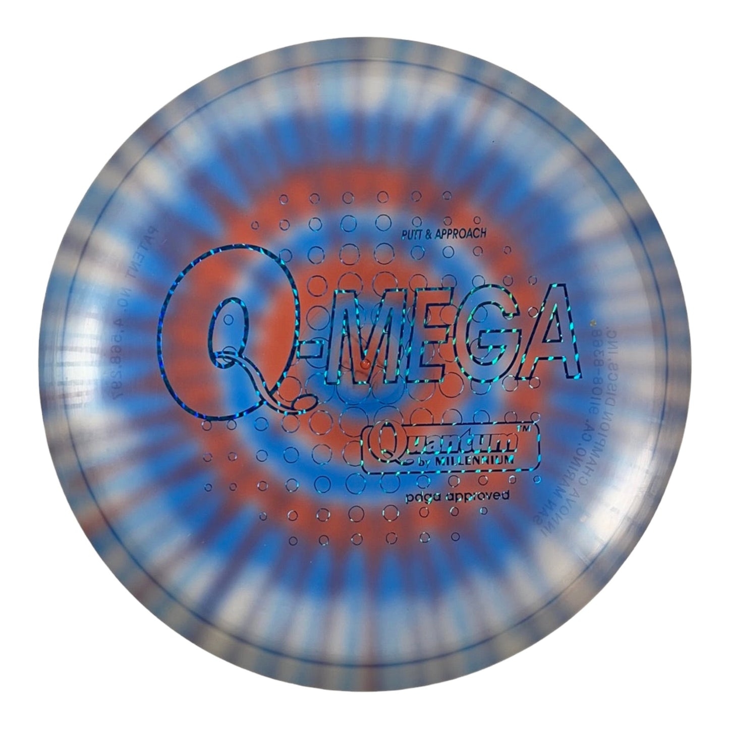 Millennium Golf Discs Omega | Quantum | Blue/Dyed 171g Disc Golf