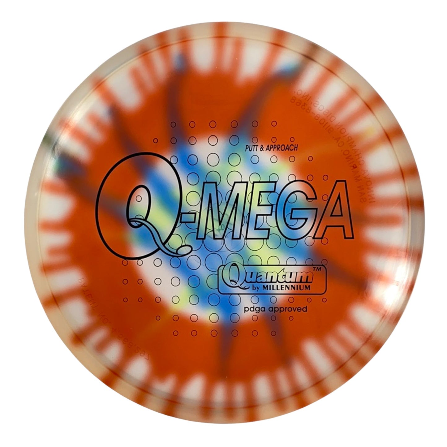 Millennium Golf Discs Omega | Quantum | Tiedye/Black 172g Disc Golf