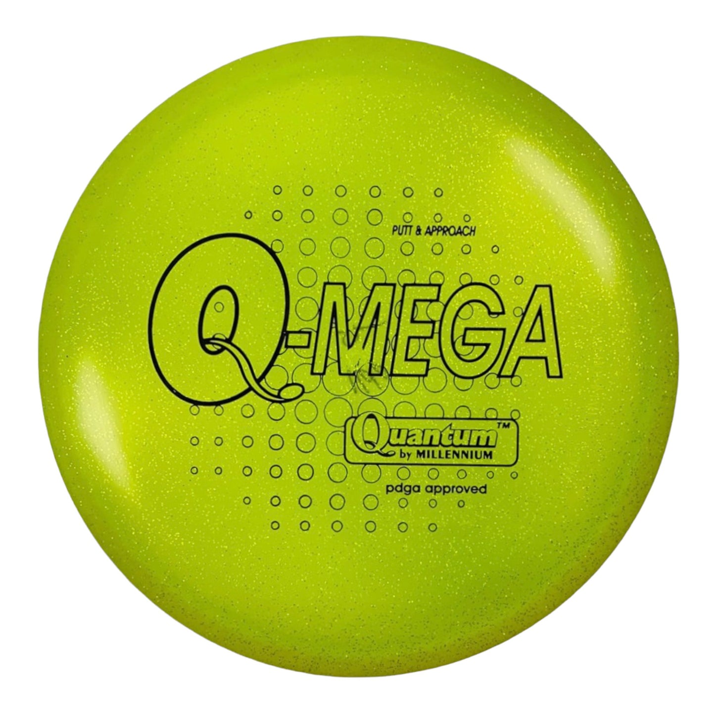 Millennium Golf Discs Omega | Quantum | Yellow/Black 166g Disc Golf