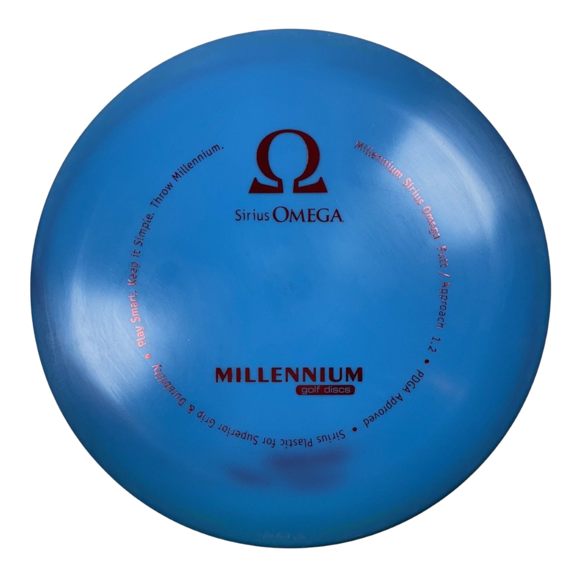 Millennium Golf Discs Omega | Sirius | Blue/Red 166g Disc Golf