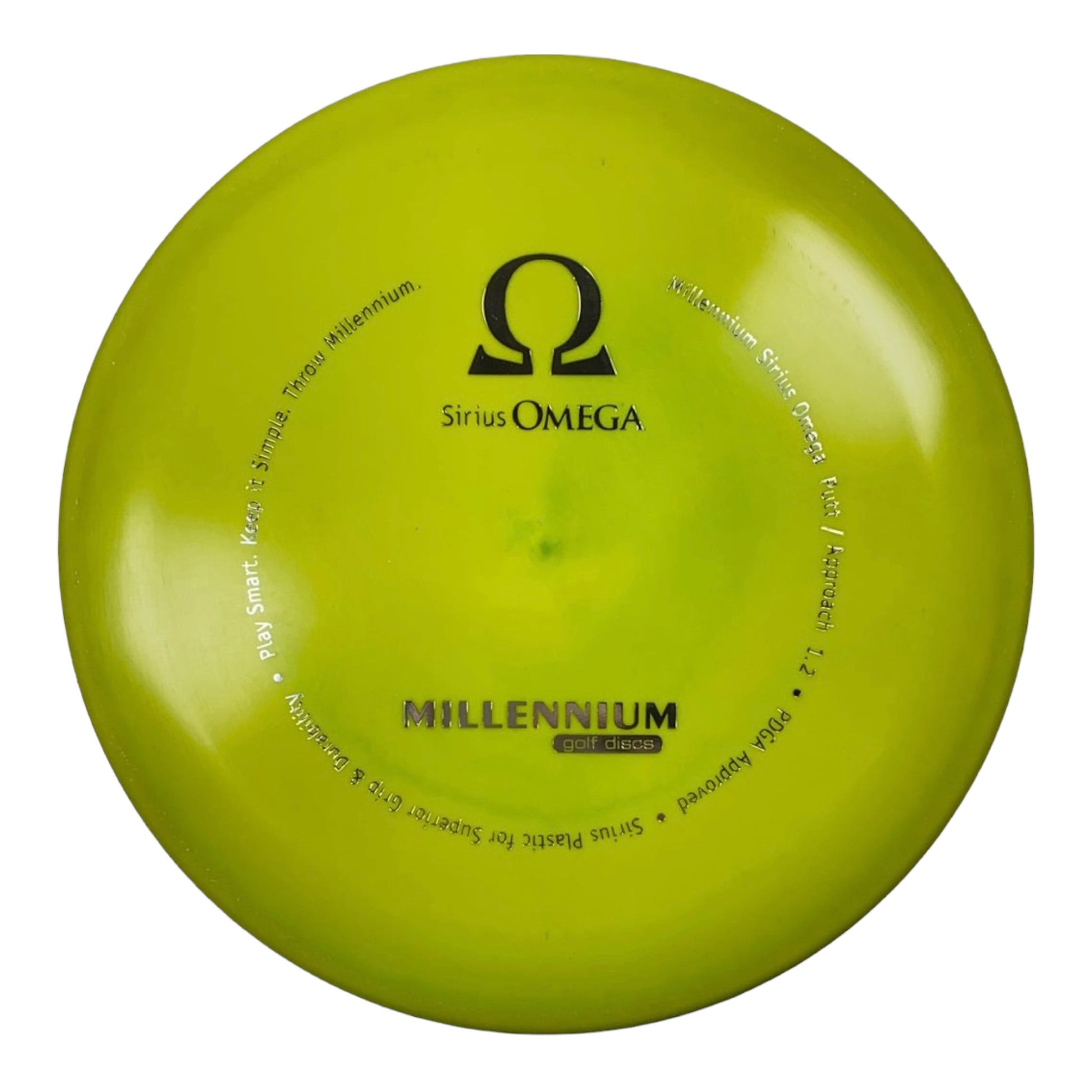Millennium Golf Discs Omega | Sirius | Green/Silver 167g Disc Golf