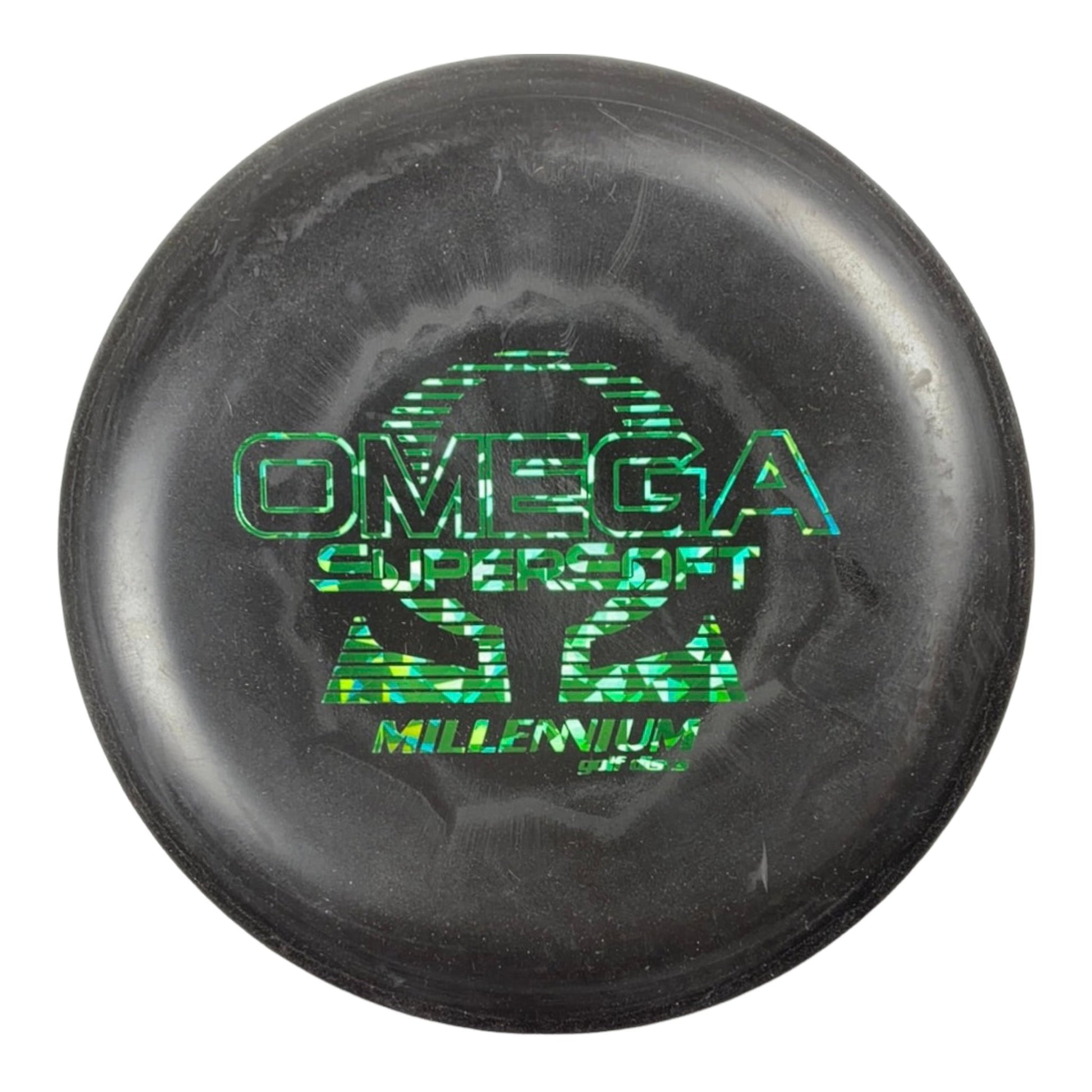 Millennium Golf Discs Omega | Supersoft | Black/Green 156g Disc Golf
