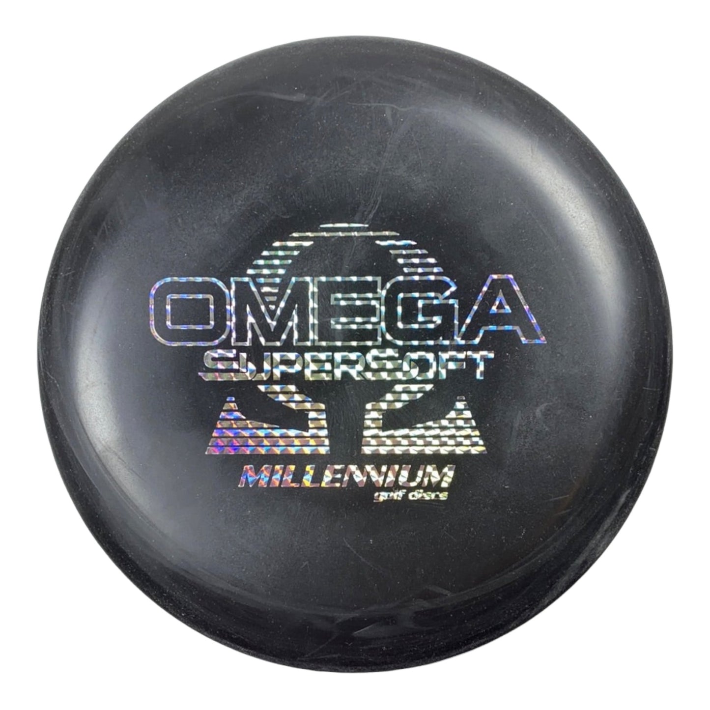 Millennium Golf Discs Omega | Supersoft | Black/Holo 175g Disc Golf