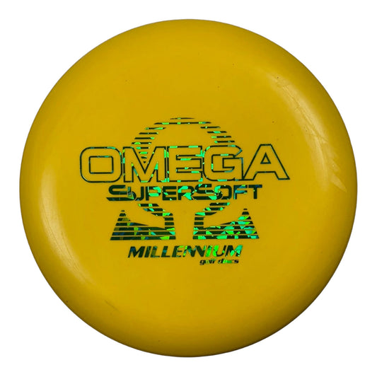 Millennium Golf Discs Omega | Supersoft | Gold/Green 175g Disc Golf