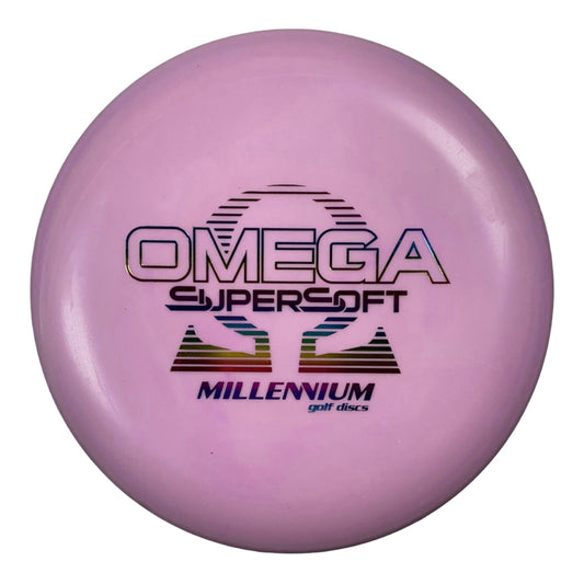 Millennium Golf Discs Omega | Supersoft | Lilac/Rainbow 170-172g Disc Golf