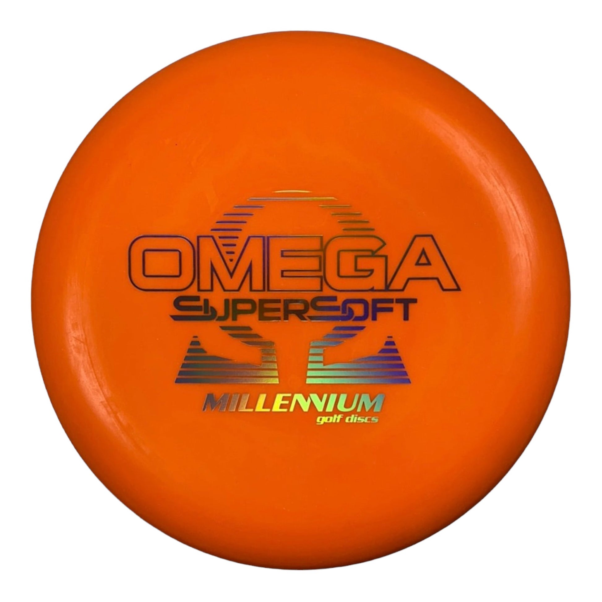 Millennium Golf Discs Omega | Supersoft | Orange/Holo 166-171g Disc Golf