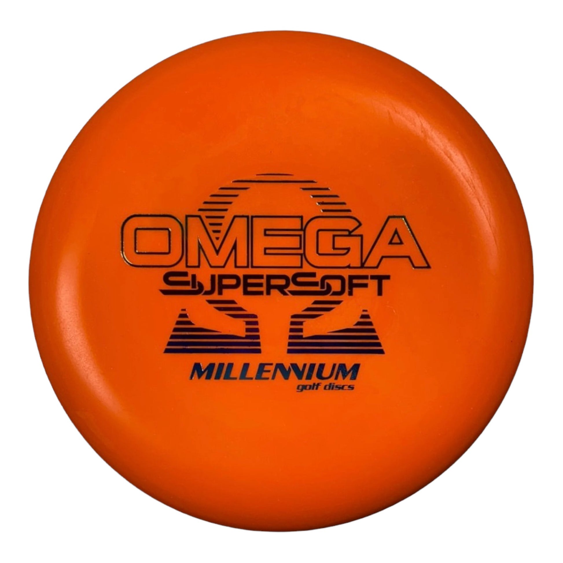 Millennium Golf Discs Omega | Supersoft | Orange/Rainbow 167-171g Disc Golf