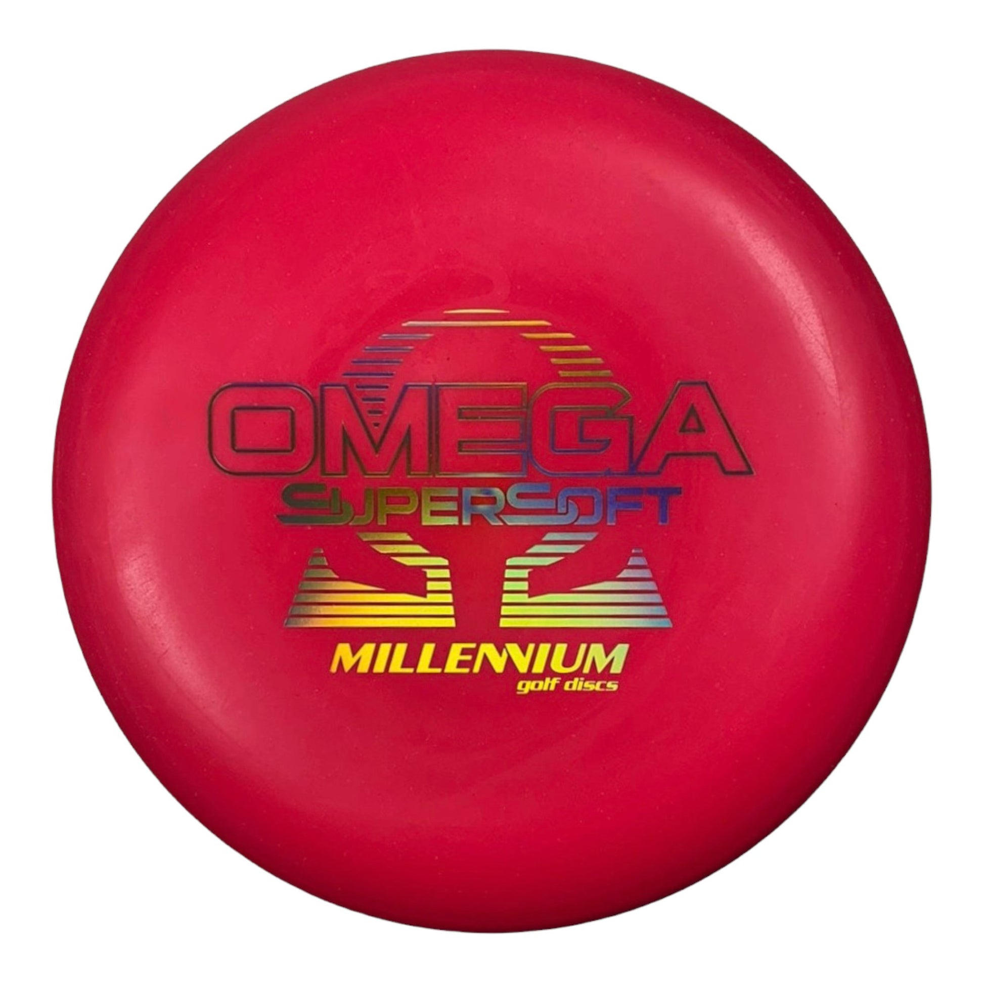 Millennium Golf Discs Omega | Supersoft | Pink/Holo 171g Disc Golf