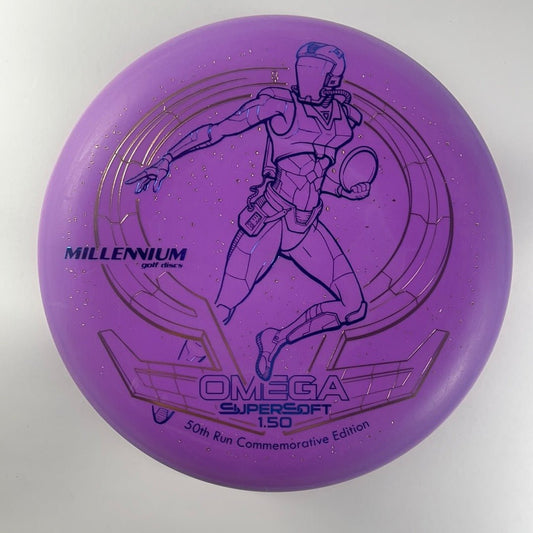 Millennium Golf Discs Omega | SuperSoft | Purple/Blue 175g Disc Golf