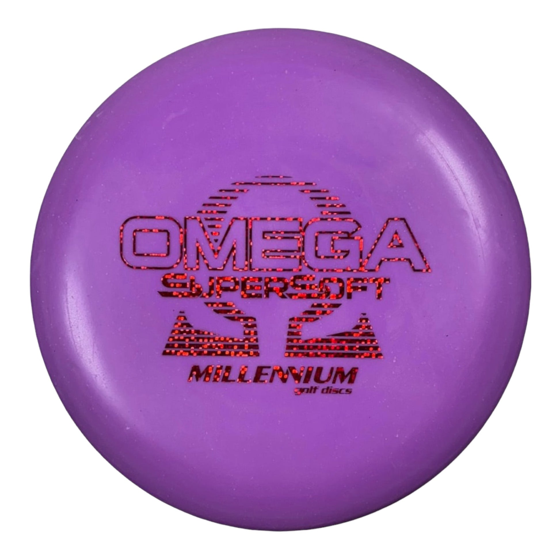 Millennium Golf Discs Omega | Supersoft | Purple/Red 175g Disc Golf